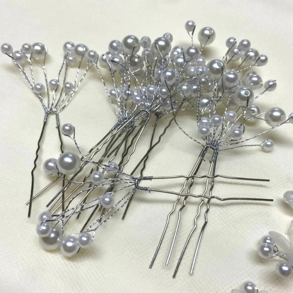 Beautiful Wedding Hair Pins & Bridal Hair Comb Set - Picture 11 of 11